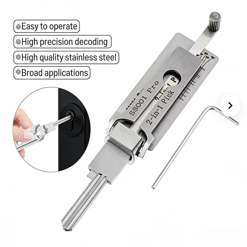 ss001 pro 2 in 1 Pliers Wrench Gasket Hook ScrewExtractor -Versatile Tool for Various Tasks CompactDesignldeal for On-the-Go Repairs