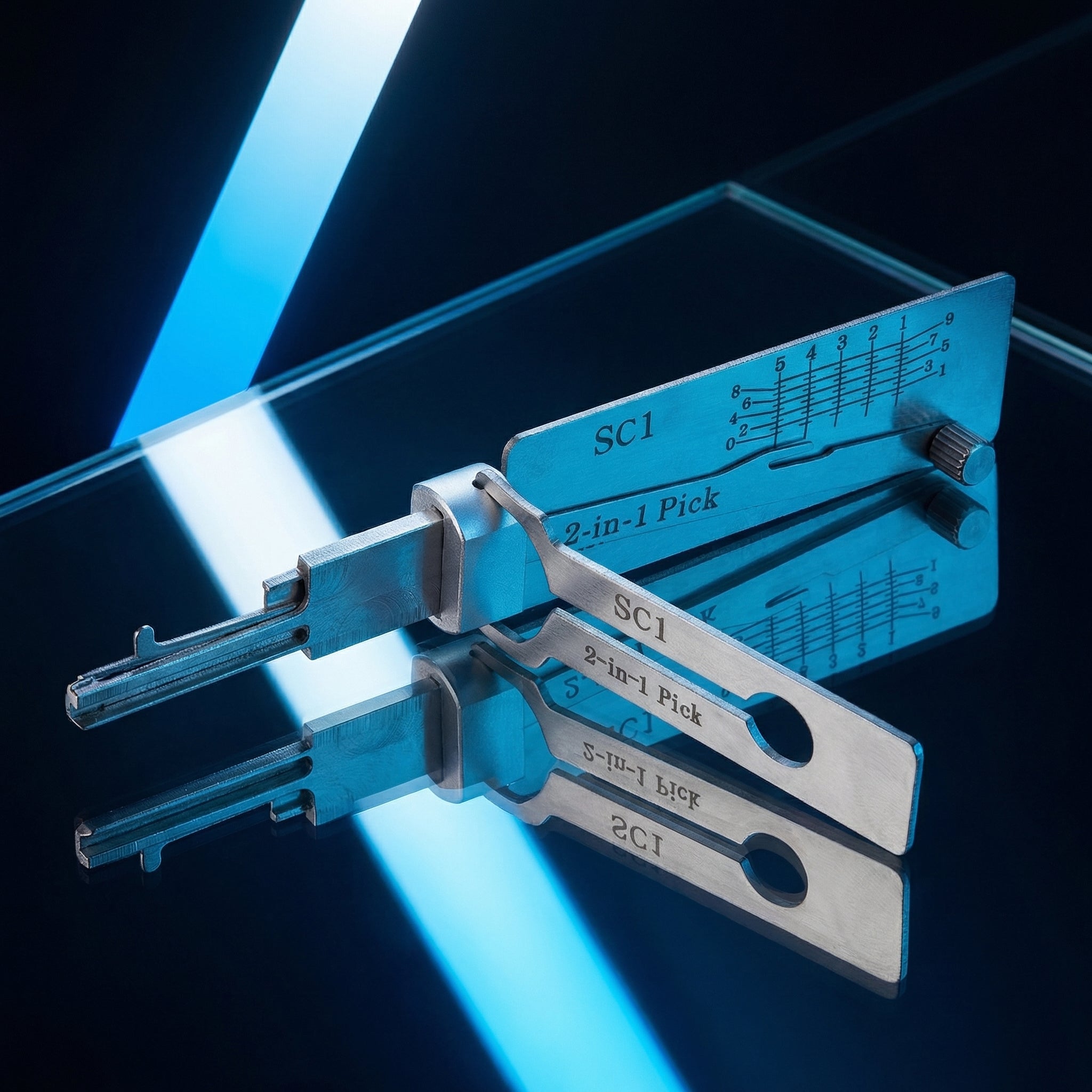 SC1 Portable Dual-Function Manual Measurement Tool, High Precision Repair Tool with Ruler, Compact Design for Easy Use, Hardware