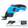 Electric Cordless Scissors USB Rechargeable Multi-functional with Upgraded Chrome-plated Blades for PaperPlastic Aluminum Cardboard Leather Fabric Wood etc