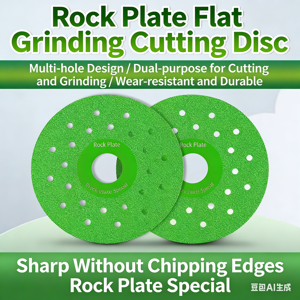 3-Pack 115mm Diamond Cutting & Grinding Disc - Porous Heat-Dissipation Design | Professional Grade Saw Blades for Porcelain, Tile & Marble Chamfering