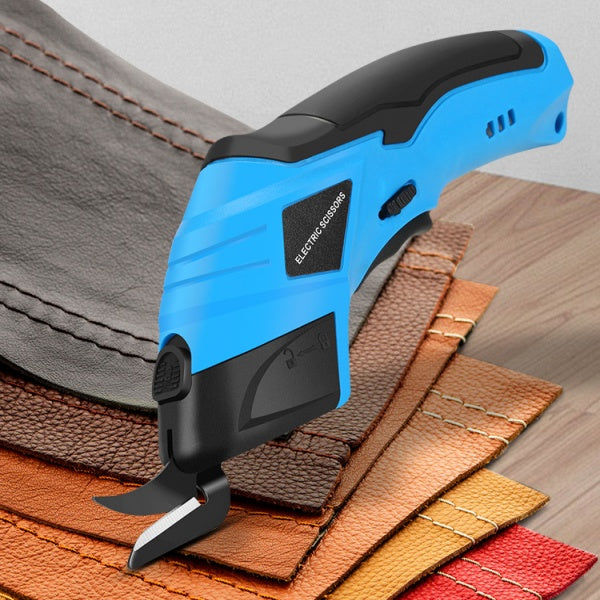 Electric Cordless Scissors USB Rechargeable Multi-functional with Upgraded Chrome-plated Blades for PaperPlastic Aluminum Cardboard Leather Fabric Wood etc