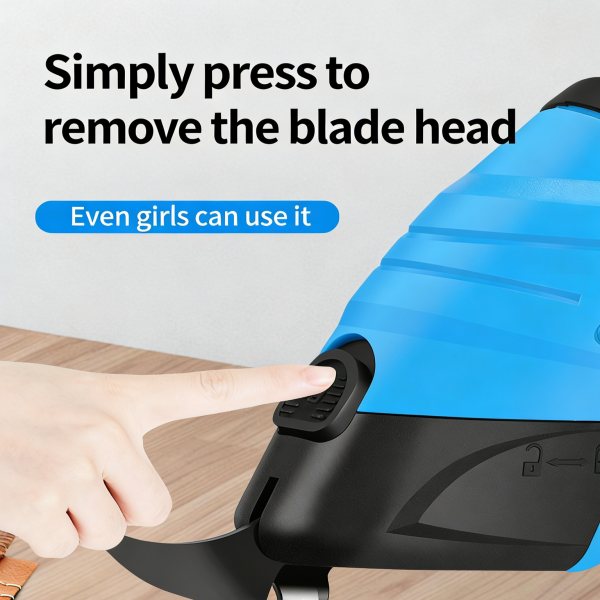 Electric Cordless Scissors USB Rechargeable Multi-functional with Upgraded Chrome-plated Blades for PaperPlastic Aluminum Cardboard Leather Fabric Wood etc