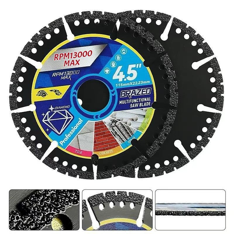 Novogear360™ Universal Master Blade (3-Pack) – One Disc for Everything: Metal, Tile, Stone & Plastic | 4.5" Extreme Dry-Cut Series