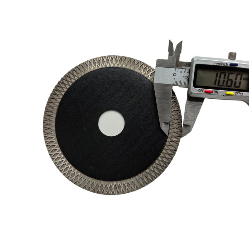 Novogear360™ Ultra-Thin Mesh Turbo Diamond Blade (2-Pack) | Professional 4.5" Disc for Rock Slabs, Porcelain & Marble | Zero-Chip Cutting & Grinding